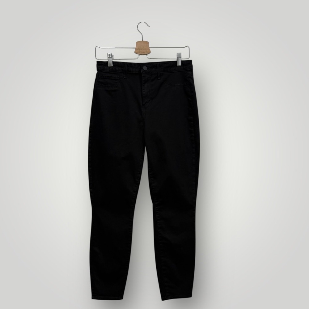 L'AGENCE Black High Rise Skinny Jeans Size 28‎ Cotton Modal Spandex